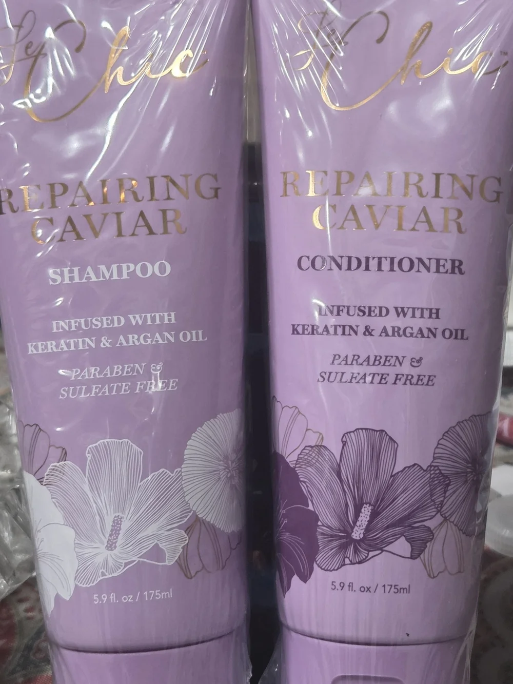 chic Repairing Caviar Shampoo & Conditioner Bundle - Lavender